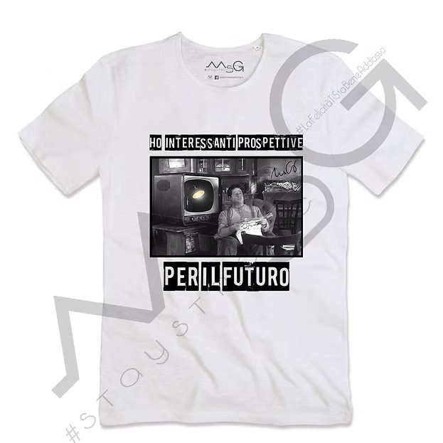 T-Shirt Prospettive Future Bianco