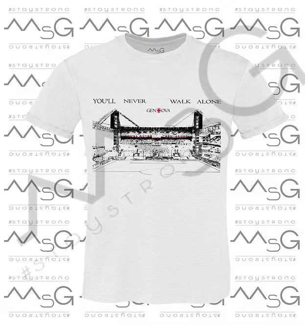 T-Shirt - "Stadio Luigi Ferraris in Marassi" Bianco