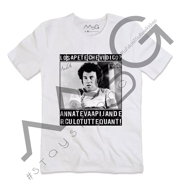 T-Shirt LoSapeteCheViDico? Bianco