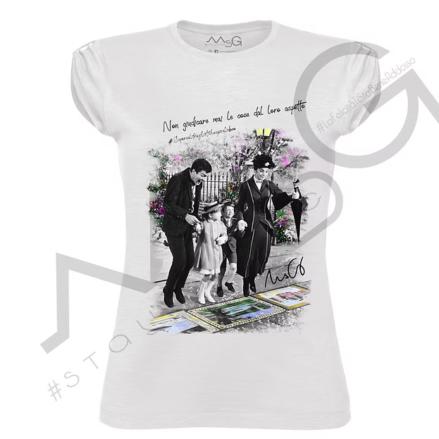 T-shirt Supercalifragi Bianco