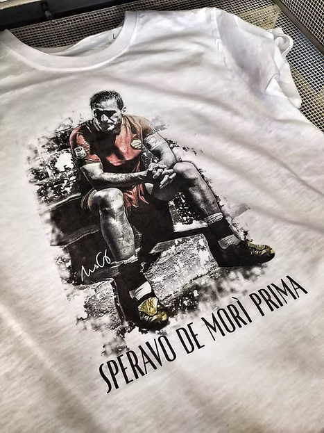 T-Shirt Totti "Speravo de morì prima"