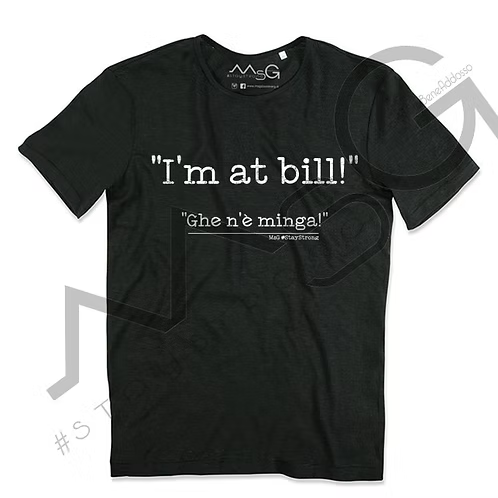 T-Shirt - "Ghe n'è minga! Nero