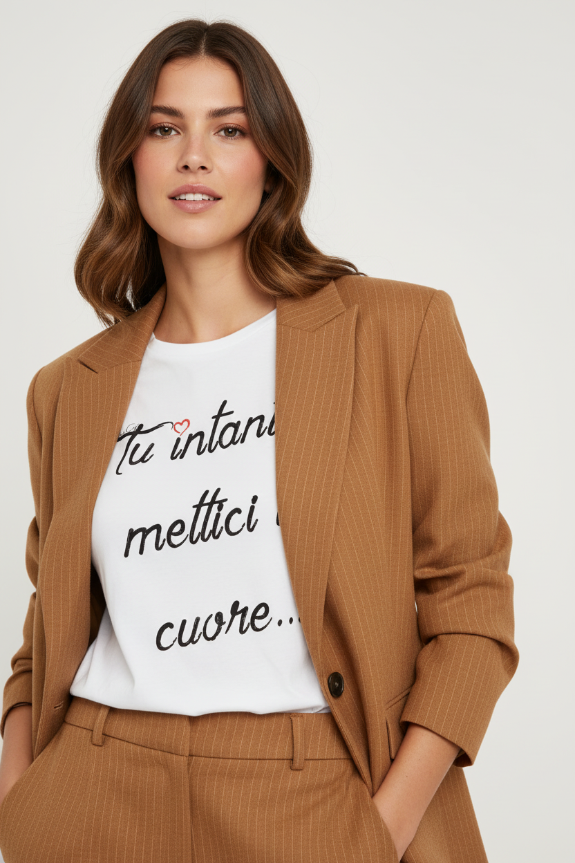 T-shirt Tu intanto mettici il ❤️