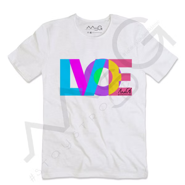T-Shirt LOVE Bianco