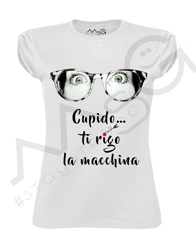 T-shirt Cupido Bianco