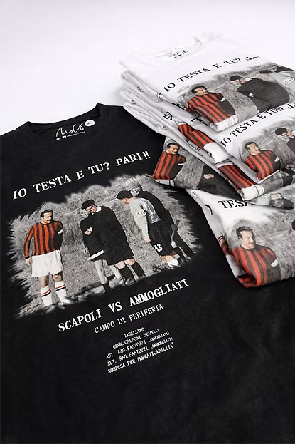 T-Shirt Scapoli vs Ammogliati "Io testa e tu? Pari!"