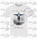 T-Shirt Ronaldo "O Fenômeno" Bianca Uomo