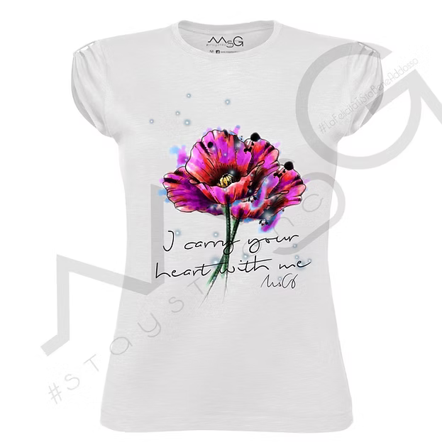T-shirt Son Rossi Bianco