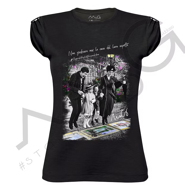 T-shirt Supercalifragi Nero