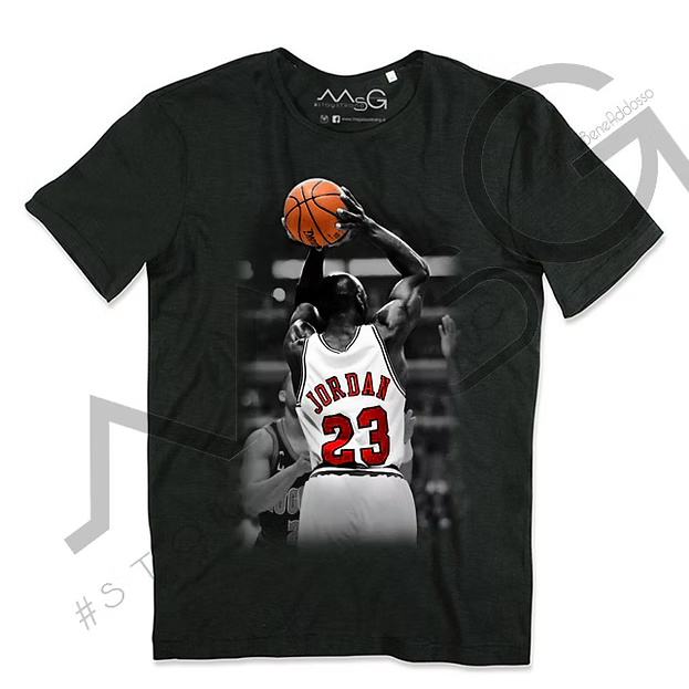 T-shirt MJ23 Nera Uomo