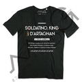 T-Shirt Soldatino, King, D'Artagnan Nero