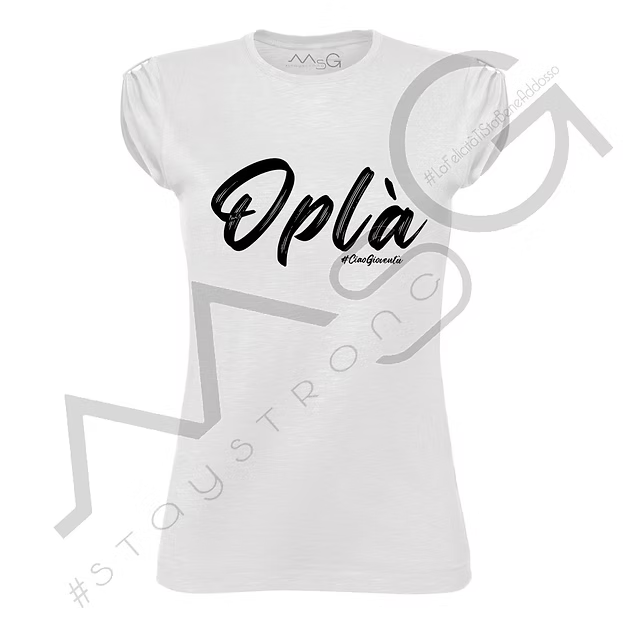 T-shirt Oplà Bianco