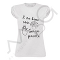 T-shirt Senza parole Bianco
