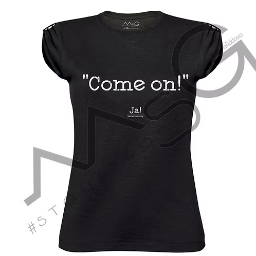 T-Shirt - "Ja!" Nera Donna