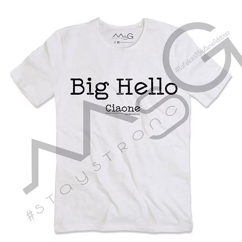 T-Shirt - " Ciaone " Bianco