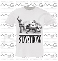 T-Shirt STAYSTRONG Bianco