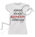 T-shirt Amori&Campari Bianco