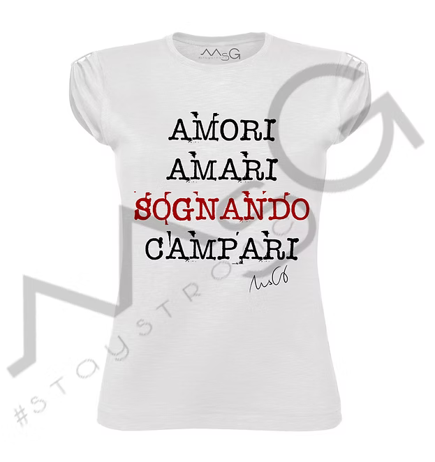 T-shirt Amori&Campari Bianco