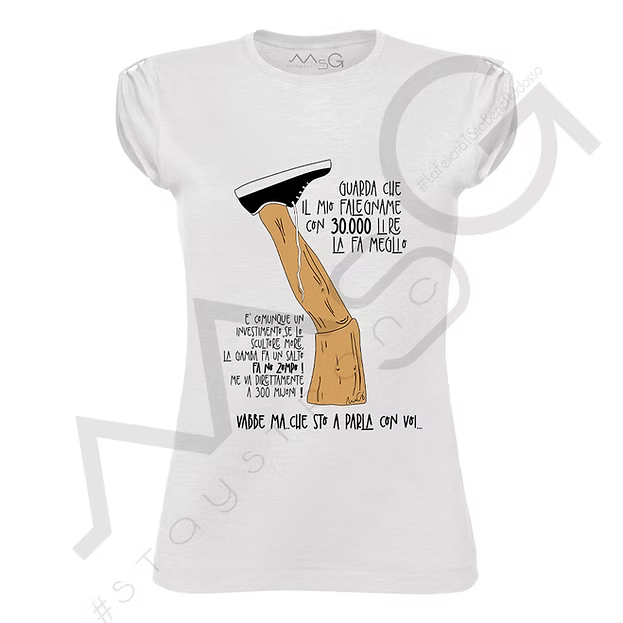 T-Shirt Garpez Bianca Donna