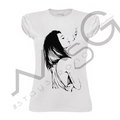 T-shirt Crazy Bianco