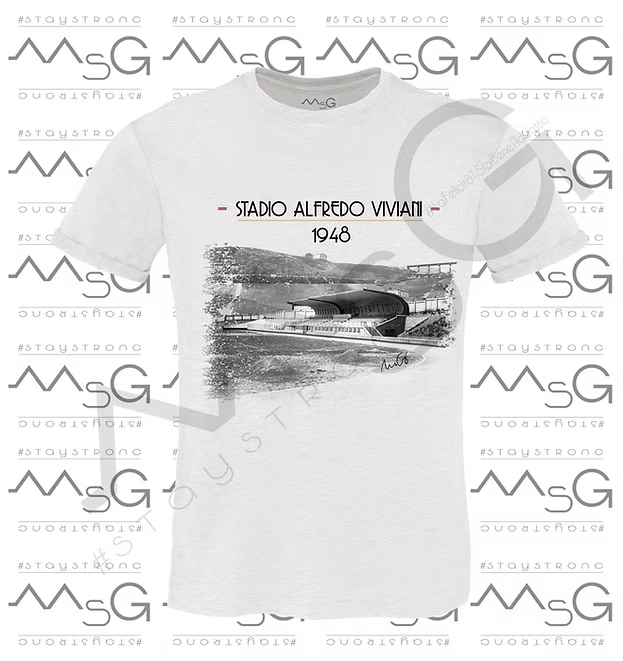 T-Shirt - "Stadio Viviani 1948" Bianco