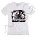 T-Shirt "Anche a te e famiglia" Bianco