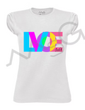 T-shirt LOVE Bianco