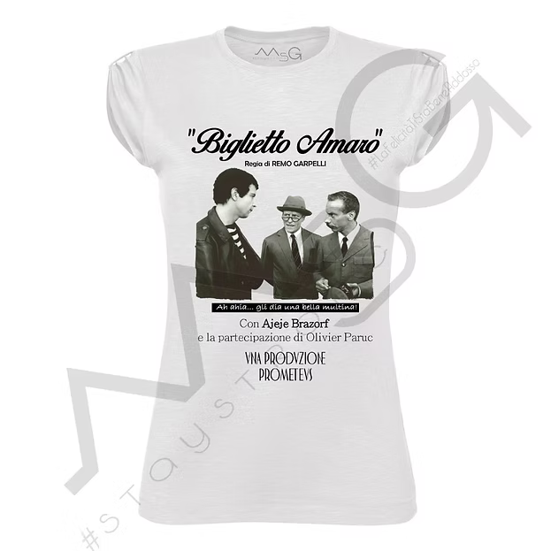 T-Shirt - "Ajeje Brazorf" Bianca Donna