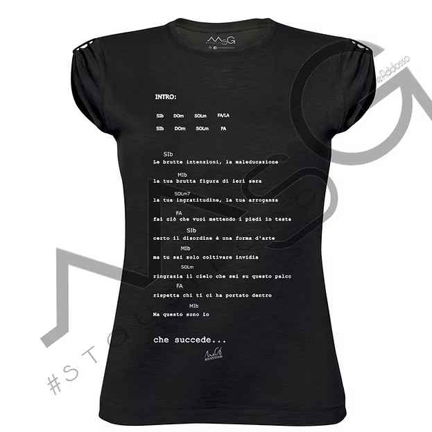 T-Shirt Ingratitudine Nera Donna