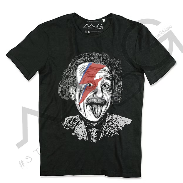 T-Shirt Einstein Nero
