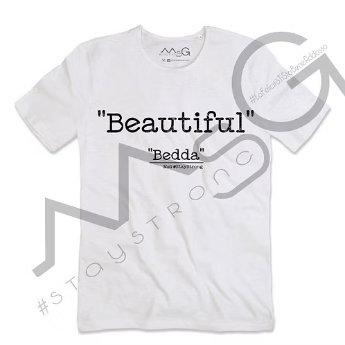 T-Shirt - "Bedda" Bianco