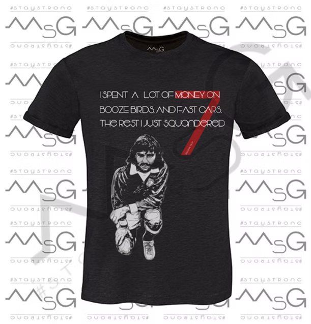 T-Shirt "Bes7" Nera Uomo