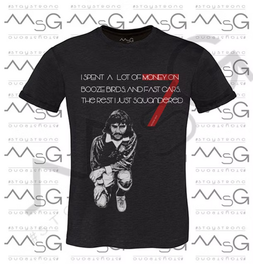 T-Shirt "Bes7" Nera Uomo