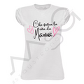 T-shirt Che fatica la vita da Mamma Bianco