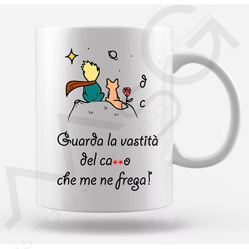 Tazza “Vastità!" Tazza bianca