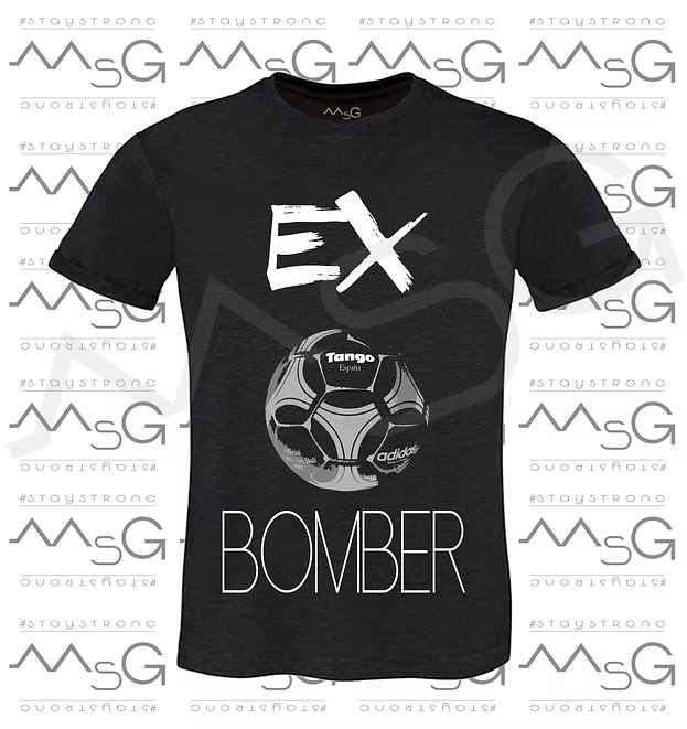 T-shirt Ex Bomber Tango Nera Uomo