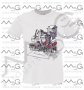 T-Shirt - "POTENZA CURVA" Bianco