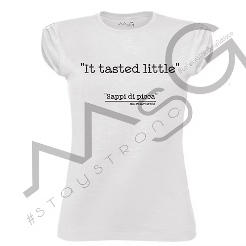 T-Shirt - "Sappi di picca" Bianca Donna