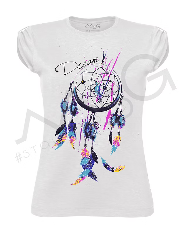 T-shirt Dream Bianco