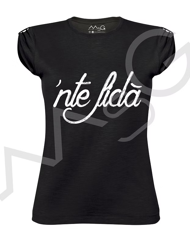 T-shirt 'Nte fidà Nero