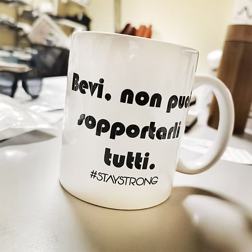Tazza "BEVI!" Tazza bianca