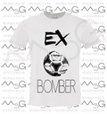 T-shirt Ex Bomber Tango Bianca Uomo