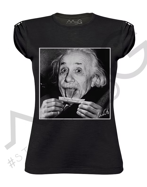 T-shirt Einstein Rizla Nero
