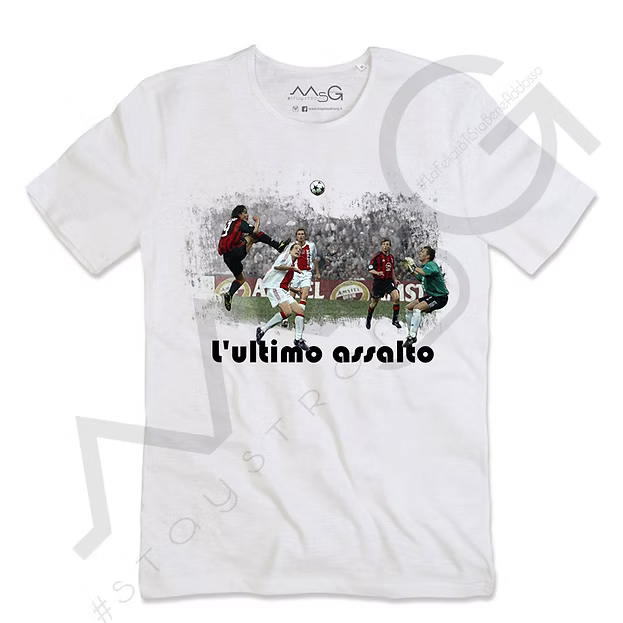 T-Shirt "L'ultimo assalto" Bianca Uomo