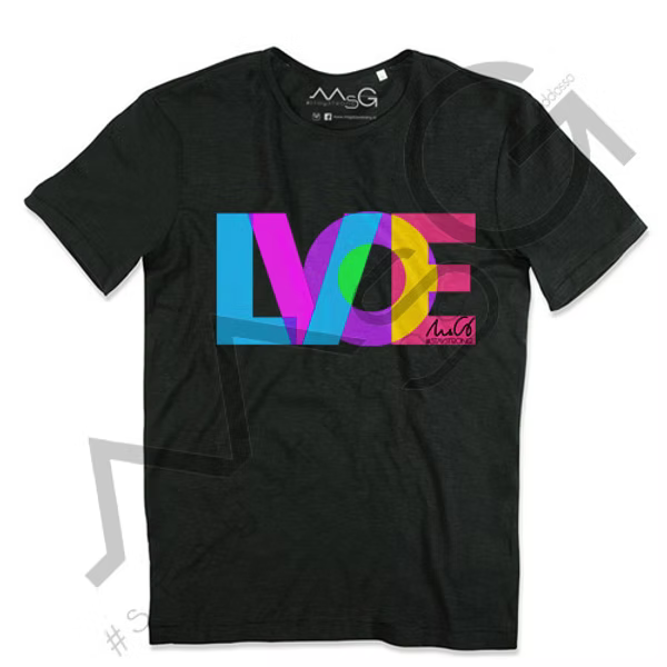T-Shirt LOVE Nero