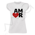 T-shirt AM❤️R Bianco