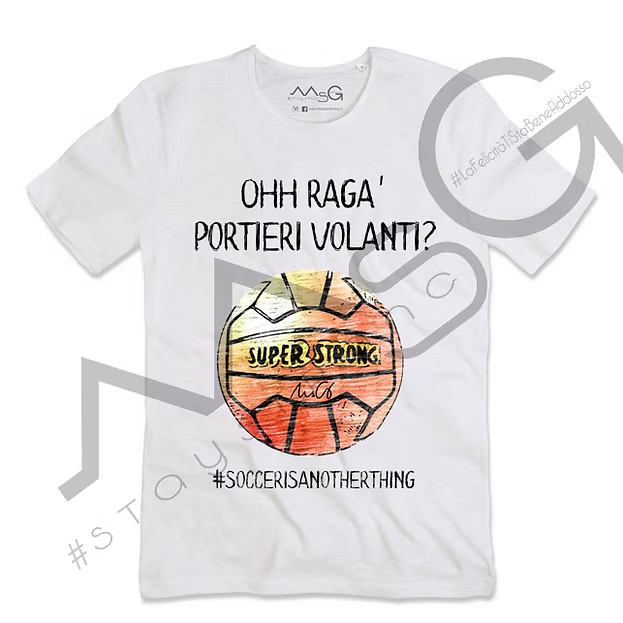 T-shirt Portieri Volanti Bianca Uomo