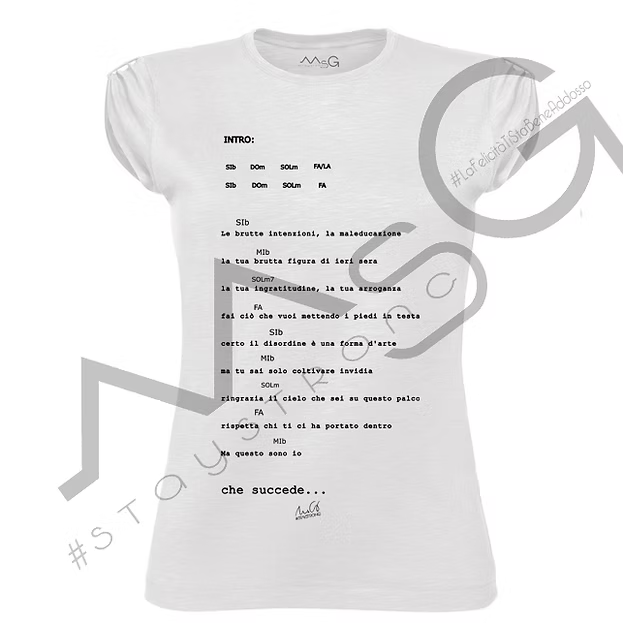 T-Shirt Ingratitudine Bianca Donna
