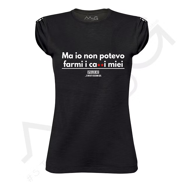 T-shirt Fatti miei edition Nero