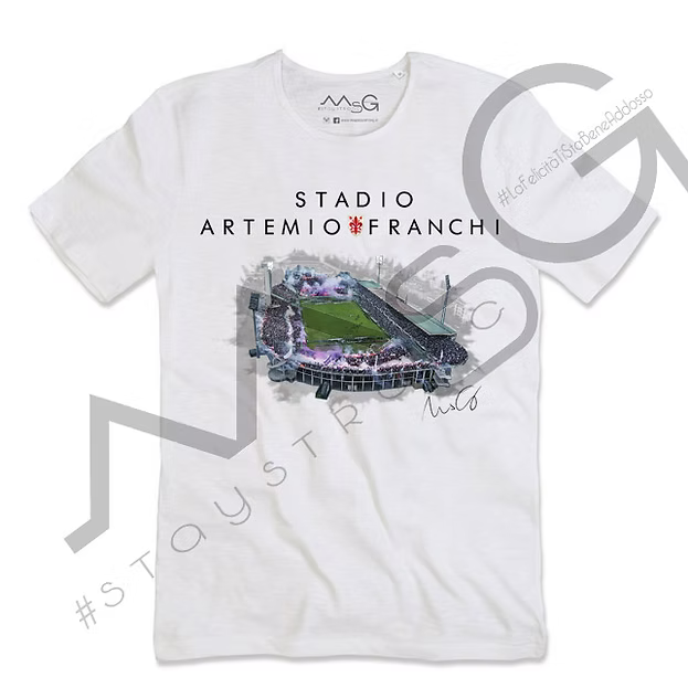 T-Shirt - "Stadio Artemio Franchi" Bianco